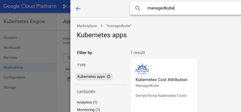 ManagedKube on the Google Cloud Platform's Marketplace